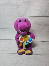 VTG Barney the Dinosaur Singing Plush w/ Lights/Sound-Best Manners-2002 WORKS!