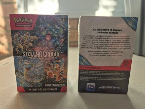 Pokémon TCG: Scarlet & Violet—Stellar Crown Booster Bundle (6 Booster Packs) X2
