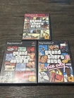 PS2 Game Lot x6 Games -w/ CIB Manuals Tested PlayStation 2 Grand Theft Auto Lot