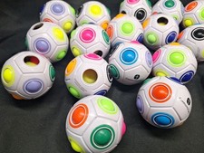 Magic Rainbow Puzzle Ball Kids Focus Toy Gift Stress Reliever Fidget Strategy