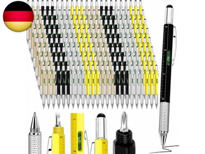 Zhanmai Geschenk-Multifunktions-Stift, 6-in-1-Multifunktions-Stift mit