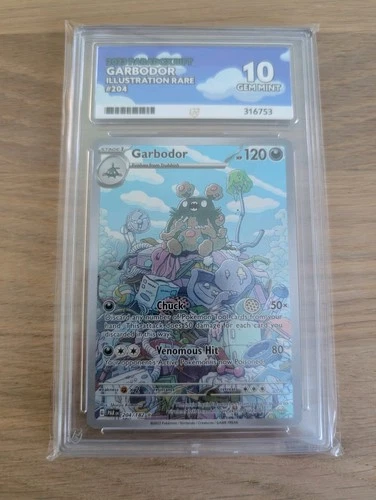 Garbodor (204/182) Paradox Rift Pokémon Card - Ace 10 GEM MINT