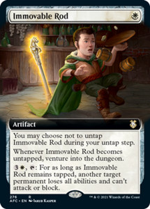 Immovable Rod (Extended Art) #276 Adventures in the Forgotten Realms MTG