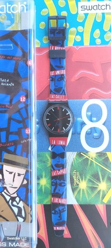 Montre Swatch Sueño Madrileño GB181 1997 Standard Gents conçue par O. Marine - Photo 4/11