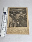 WWII Newspaper Clipping Dwight Eisenhower Tank Crew Ekleberry Photo Wisconsin — photo 8