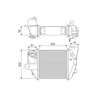 Valeo LadeluftkÜHler TurbokÜHler Passend FüR Mazda 5 | 822906