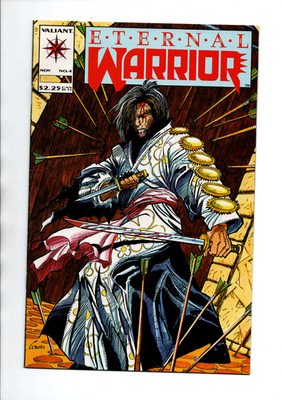 ETERNAL WARRIOR #4 Vol.1 KEY Issue 1st Bloodshot Valiant Comics 1992