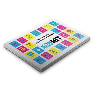 WEBBOMB Cards for Videoconference meetings 22 Motifs ConferenceKIT presentation KIT engl