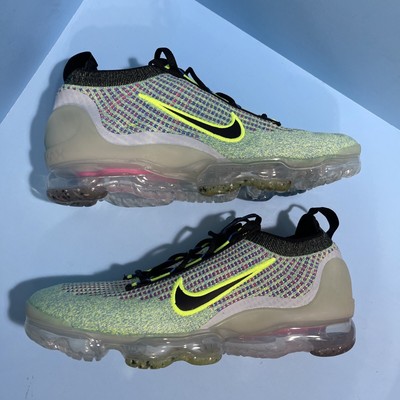New Nike Air Vapormax 2021 FK NN Volt Black DX3368-700 Size  display picture 1