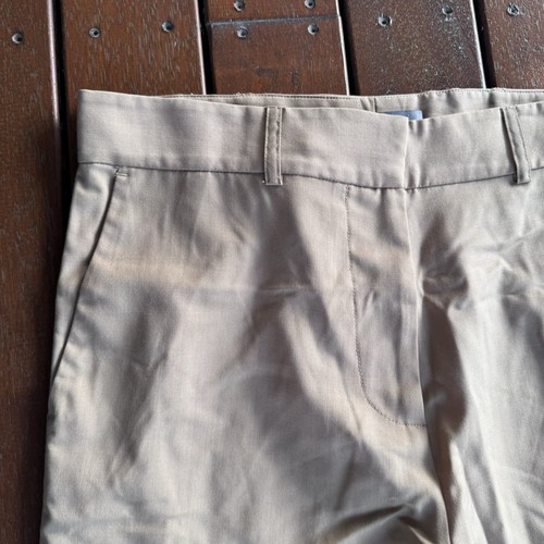 Jac + Jack Size 8 Brown Pants 100% Wool Straight Business Cocktail - Picture 3 of 7