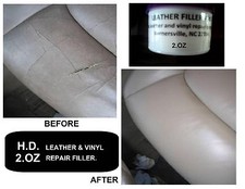 Leather Repair Filler Compound 2 Oz. USA Made Free Shipping   VIDEO HERE 
