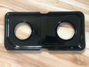 Porcelain Double Gas Range Drip Pan x 8-1//2 in 17-1//2 in