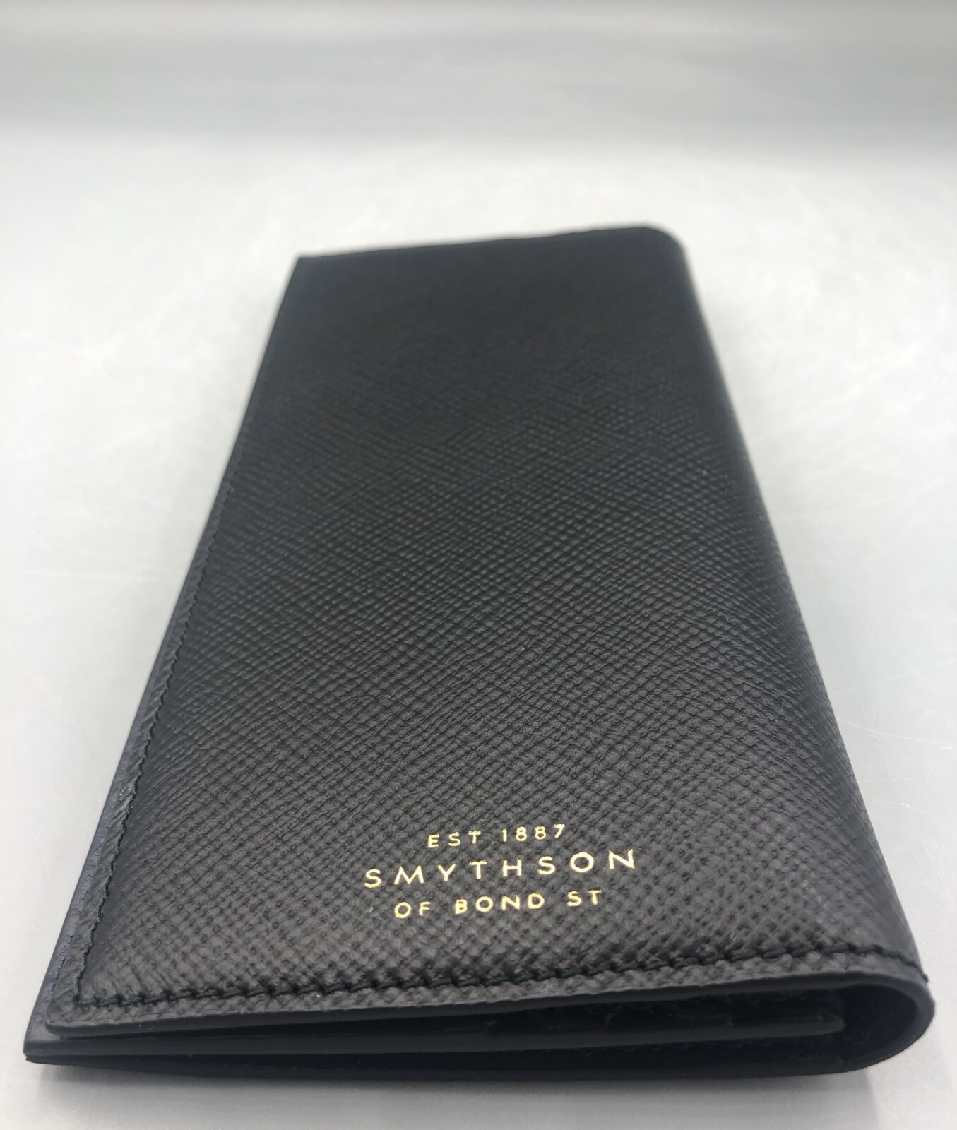 SMYTHSON Black Panama Slim Coat Wallet with Coin Pocket, RRP:£275! New & Unused image 10