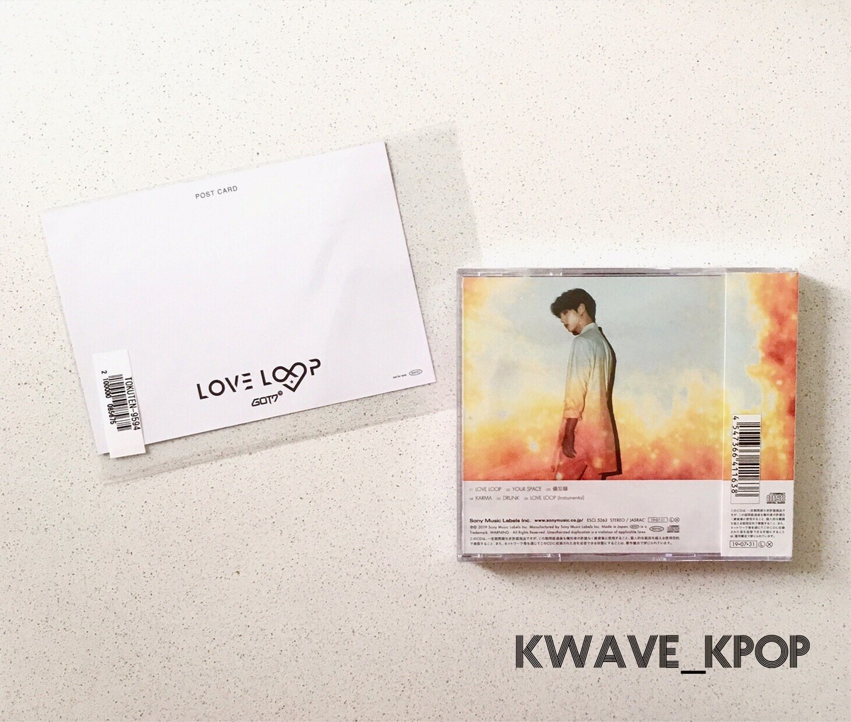GOT7 LOVE LOOP サイン入りポスター GOT7 Japan Repackage Album <LOVE LOOP ~Sing for U Special Edition