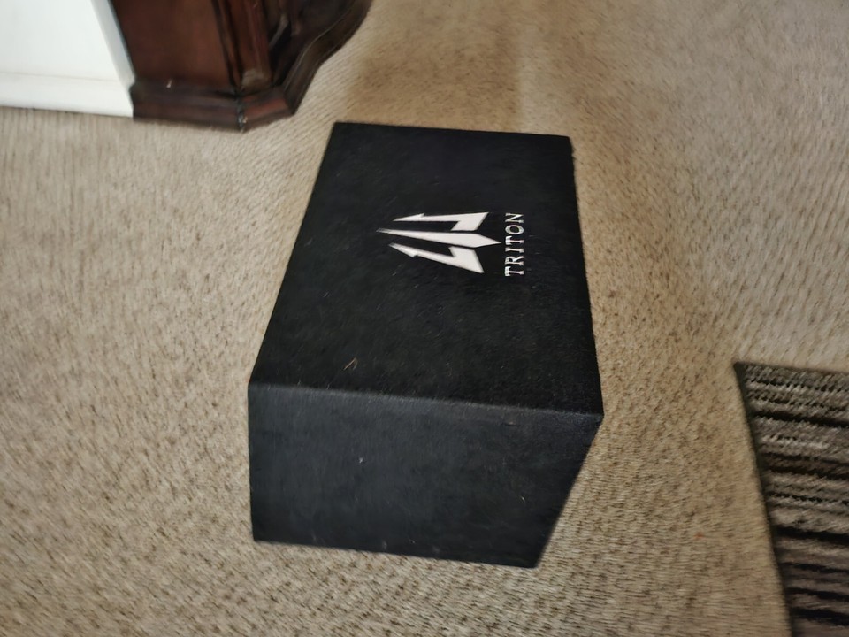 kenwood 10 inch subwoofer box (In Triton Factory Box) eBay