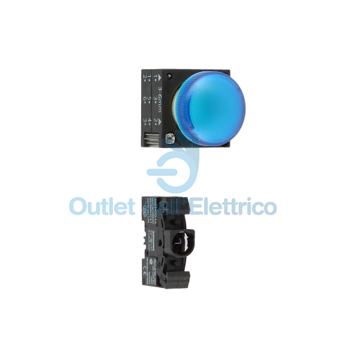 SIEMENS 3SB32046AA50 LAMPADA SPIA BLU BA9S