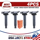 4x For GENUINE Ignition Coils For Toyota Rav4 2001-2008 2.4L L4- 90919-02244