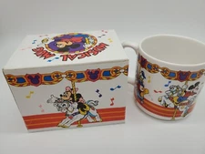 Disney Musical Mug Merry Go Round Carousel It's a Small World ORIGINAL BOX