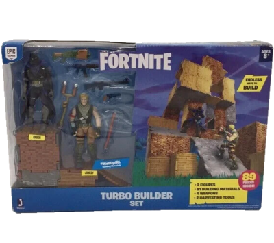 Fortnite Jonesy and Raven Turbo Builder Set 2 Figure Pack Playset