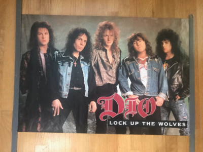 DIO Lock up the wolves promo poster 23x35 | eBay