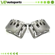 Rear Brake Calipers L+R With Bracket For Ford F-250 Super Duty 2005 2006 2007