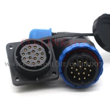 SD28 16 Pin Connector Waterproof Bulkhead Aviation Circular Power Signal Plug 