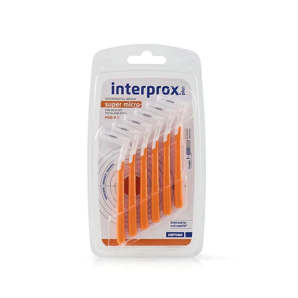 ZQUIET Interprox Plus Super Micro Scovolino Interprossimale 0,9 mm, 6 Pezzi