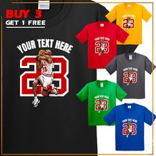 Personalized Basketball Custom Kid's T Shirt Funny USA Graphic New Gift Tee