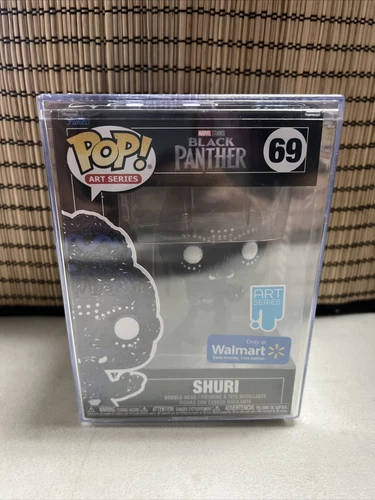 Funko Pop! Marvel Black Panther Shuri #69 (Walmart) Art Series W/Pop Stack