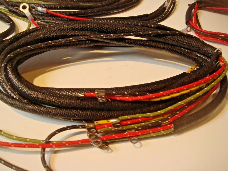 Kit de arnés de cableado Harley FLH Electra 1965-1969 70321-65 V-Twin 32-0707 Q1 Foto 2 de 4