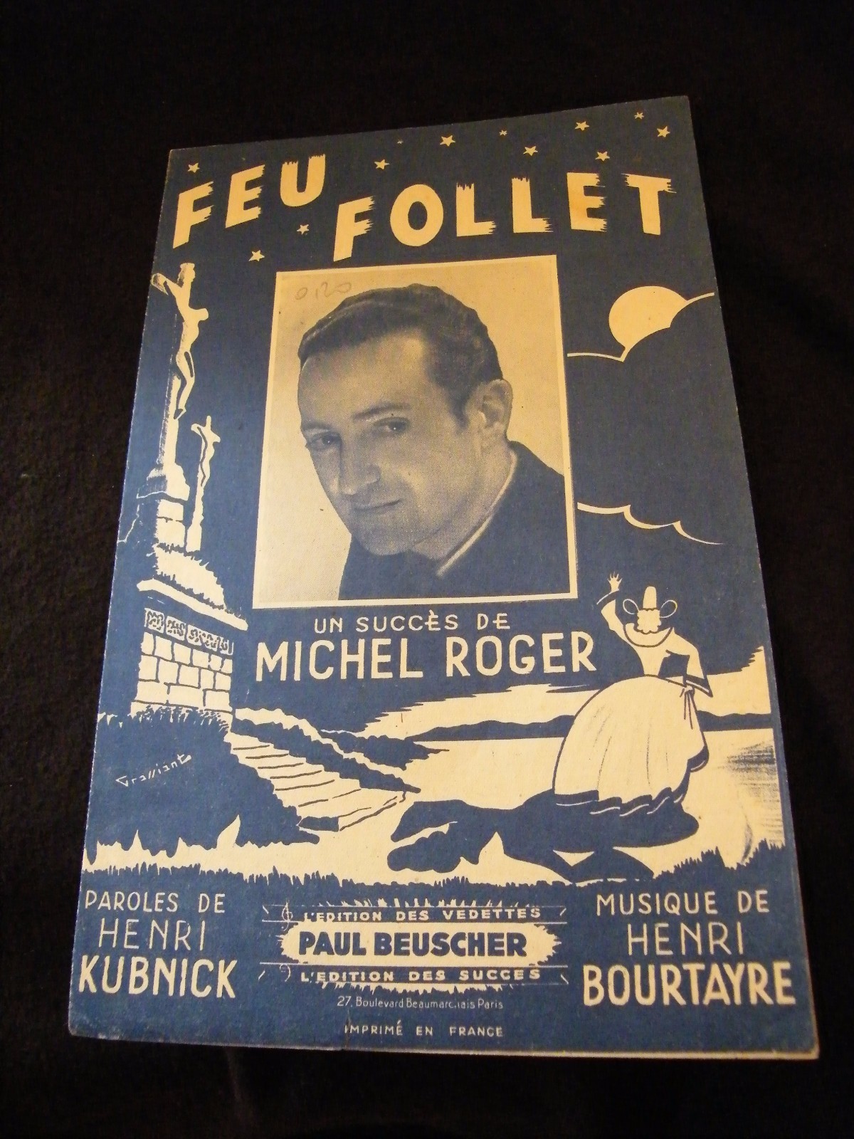 Feu Follet Michel Roger Music Sheet