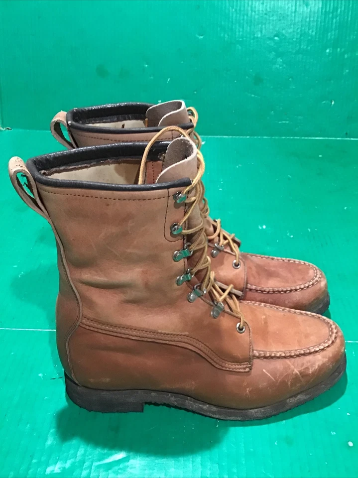 Botas de Trabajo De Colección Mason Chippewa Falls 9 E Plantilla Terciopelo-eez Hechas en EE. UU. Puntera Sin usar, en caja Foto 3 de 4
