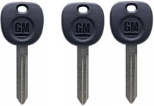 3 New Ignition Key Uncut Blade Blank B102 Truck Van Pickup For GM GMC