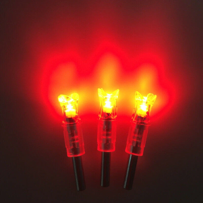 3PCS Lighted Nocks for Crossbow Bolts .300''/7.62mm Inside Diameter Half Moon - Image 2 of 4