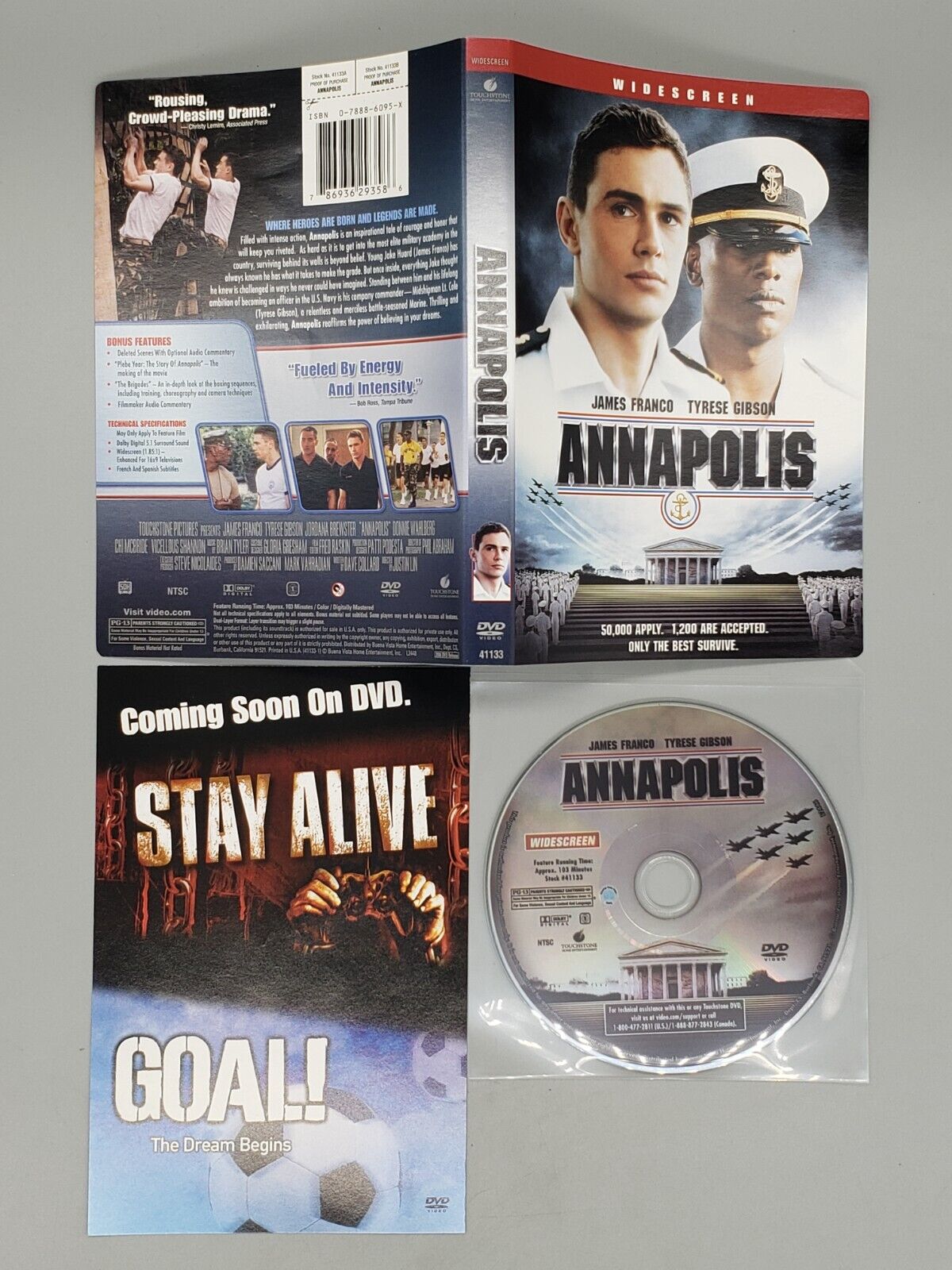 Annapolis (DVD, 2006, Widescreen) No Case No Tracking