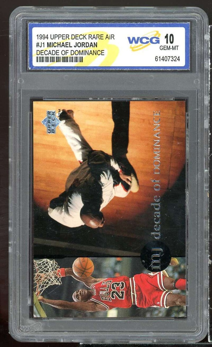 Michael Jordan Card 1994 Upper Deck Air Decade Of Dominance #J1
