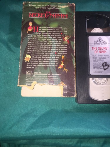 The Secret of NIMH (VHS, 1990) - Picture 5 of 6