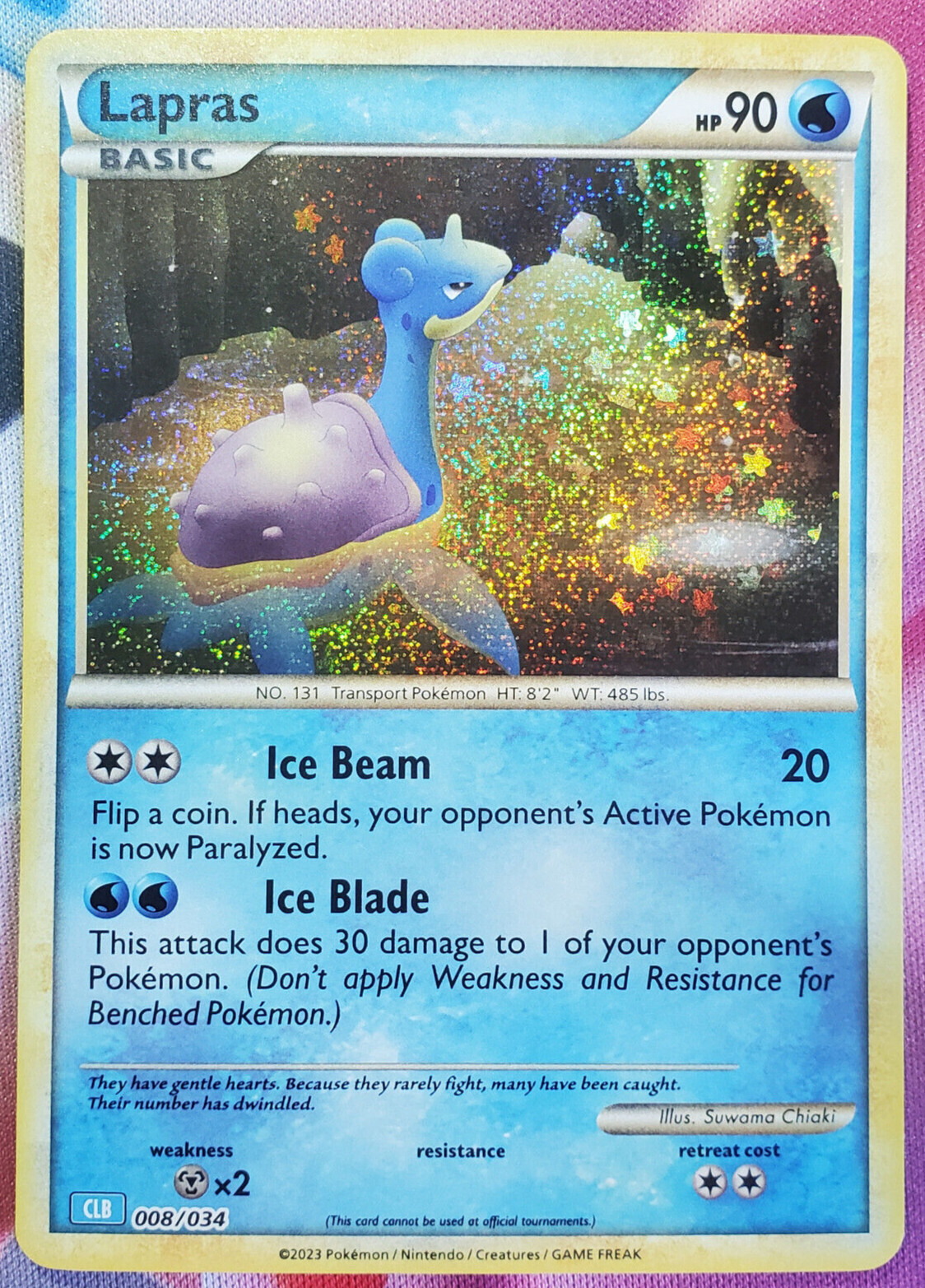 LAPRAS - CLB 008/034 Pokemon Card English Classic Collection - HOLO - MINT
