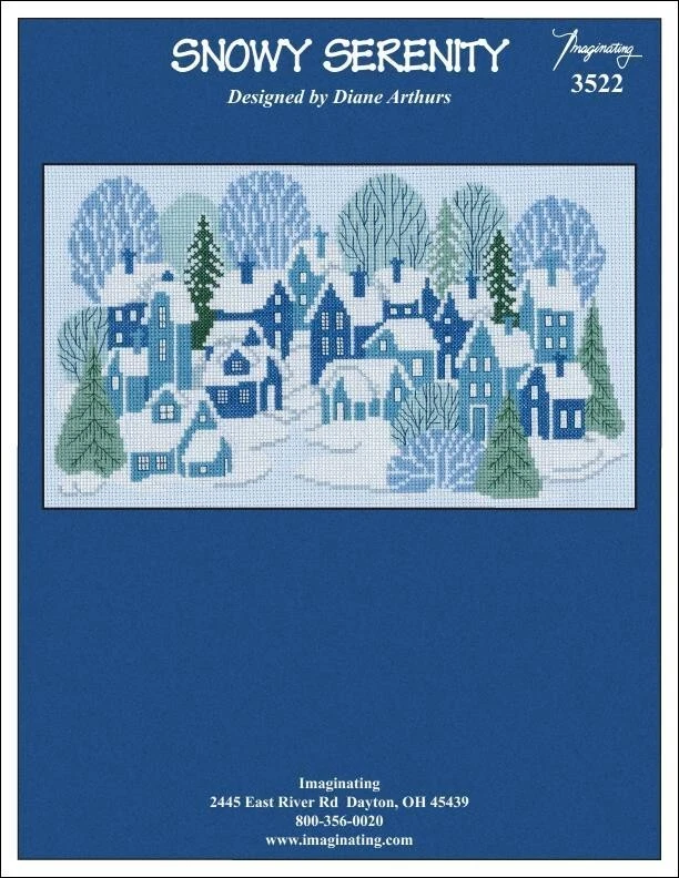 Diane Arthurs Counted Cross Stitch Pattern Leaflet ~ Snowy Serenity ~ - Image 2 of 2