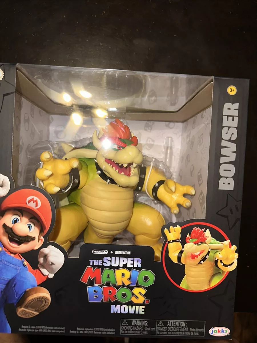 Super Mario Movie Fire Breathing Bowser Figur