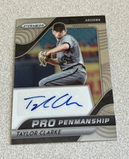 2020 Panini Prizm Pro Penmanship Auto #PP-TC Taylor Clarke Diamondbacks