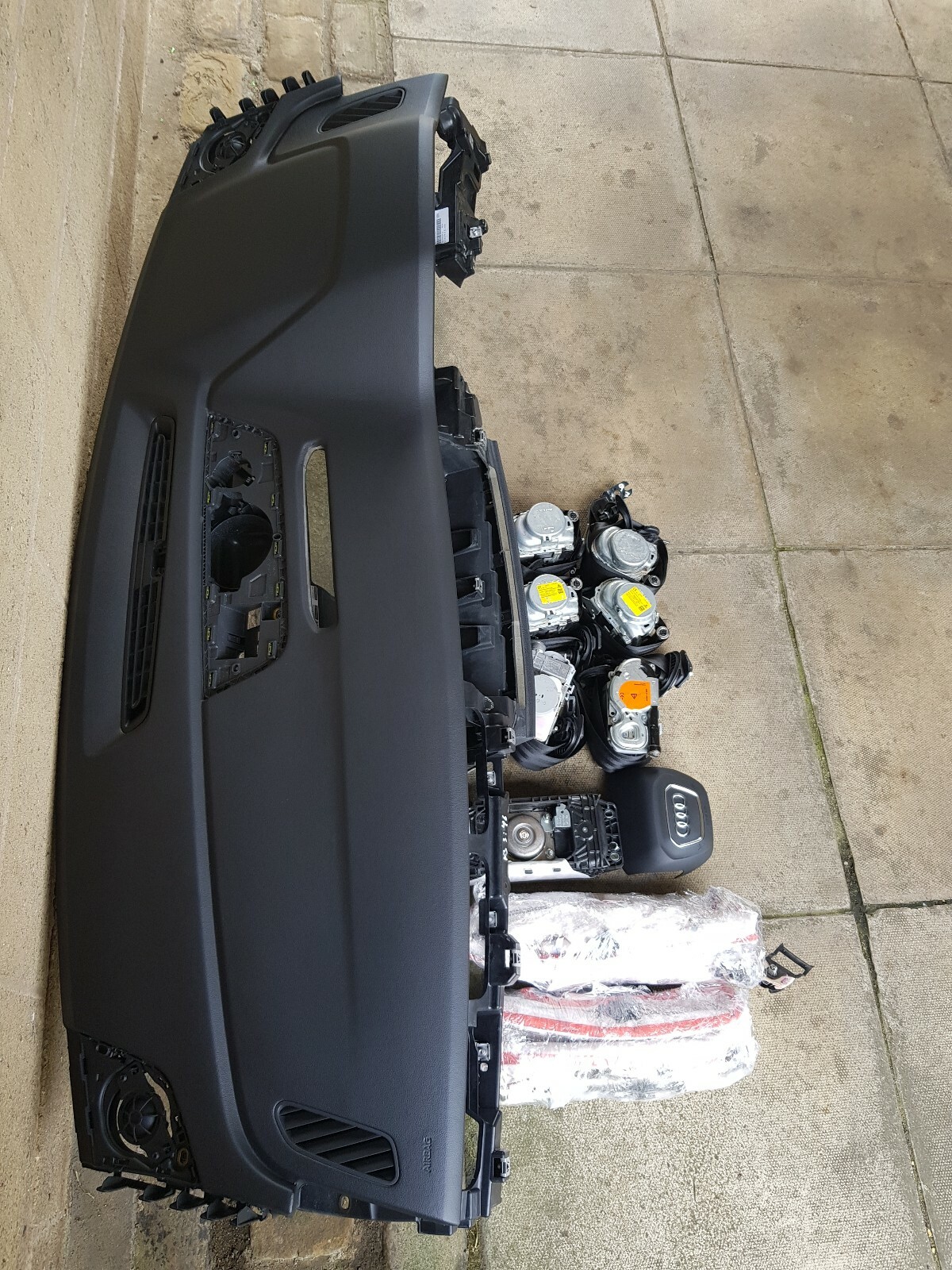 AUDI Q7 20162021 DASHBOARD AIRBAGS SEAT BELTS COMPLETE KIT eBay
