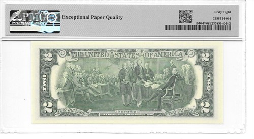 2013* $2 Atlanta Star FRN (F* Block) PMG 68 EPQ Superb Gem Uncirculated - Picture 20 of 24