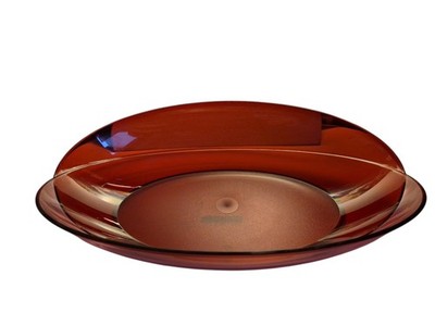 Tupperware Eleganzia Schale rot Schmetterling Servierschale C128