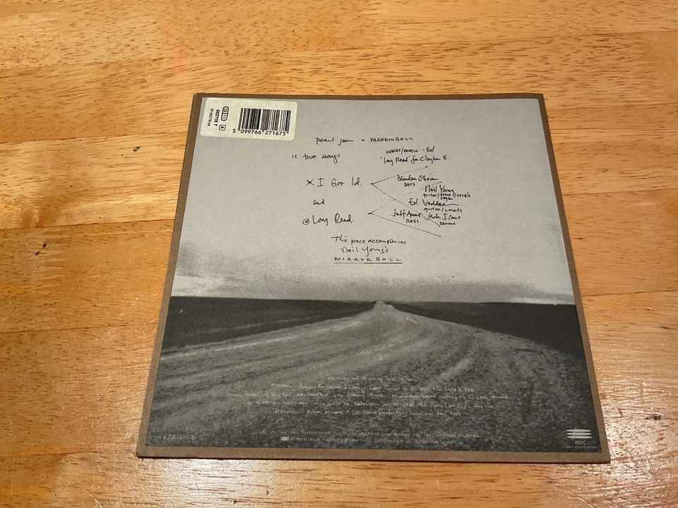 PEARL JAM Merkinball WITH NEIL YOUNG 7" VINYL PICTURE SLEEVE NEW UNPLAYED MINT - Image 3 of 4