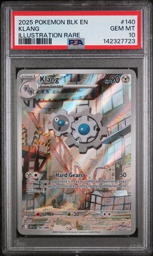 Klang 140/086 - Sv: Black Bolt Holo (PSA 10)