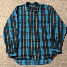 Vintage Levis Flannel Shirt Mens XL Sutter Creek Long Sleeve Button up Pockets