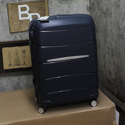 #ad Samsonite Hardside Spinner Suitcase Luggage Midnight Blue 27quot; Medium Check In $57.96