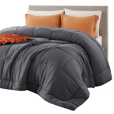 Comforter Duvet Insert - Quilted Comforters Size, All Oversize Queen Grey