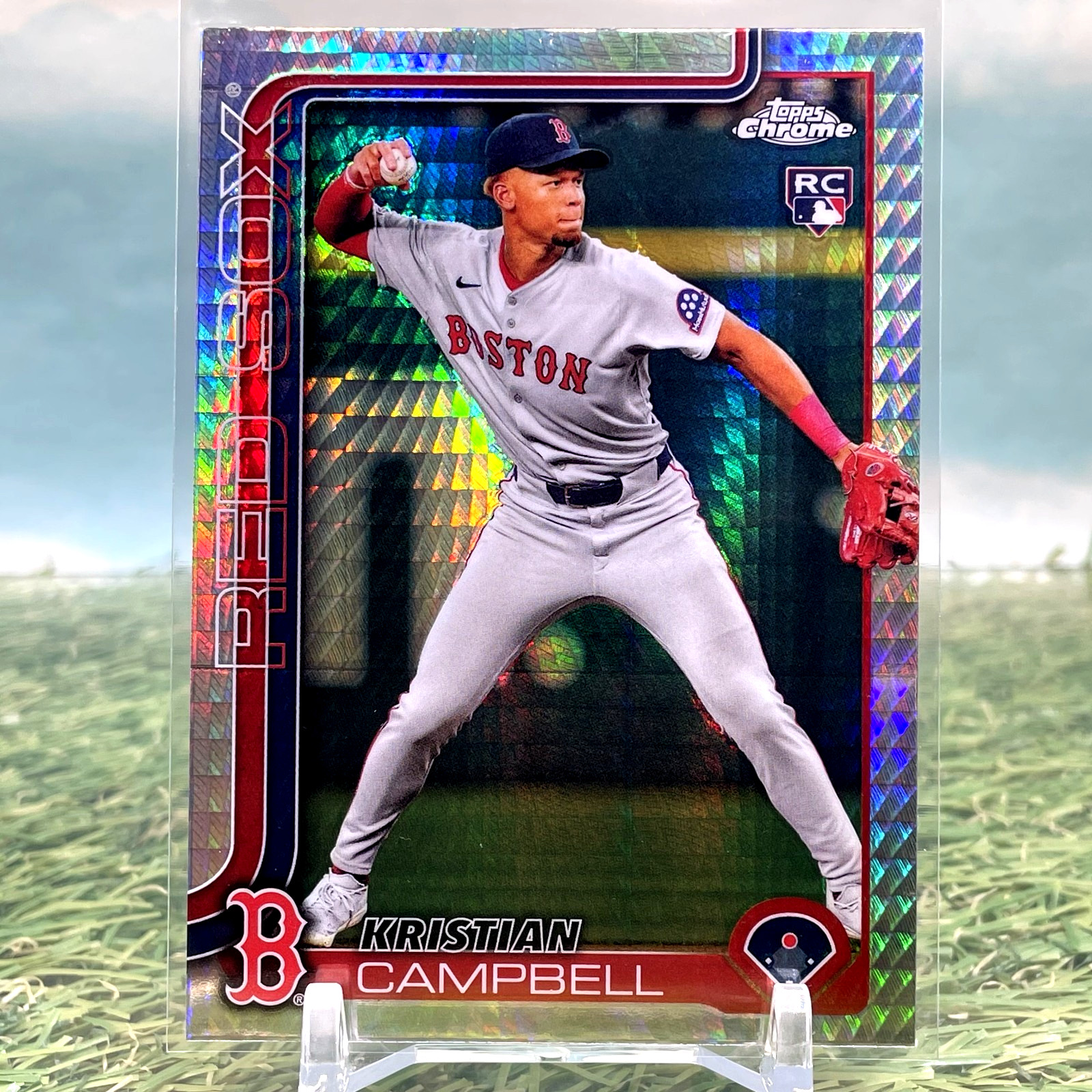 2025 Topps Chrome Kristian Campbell RC Prism Refractor #171